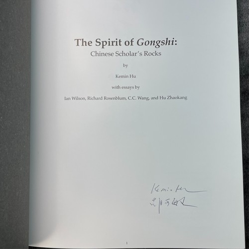 The Spirit of Gongshi Chinese Scholars Rocks Kermin Hu Paperback SIGNED - Picture 6 of 20