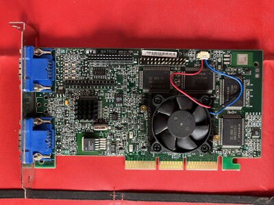 Matrox Millennium G400 MAX 32MB AGP Video Graphics (G4 + MMDHA32)  Dual VGA