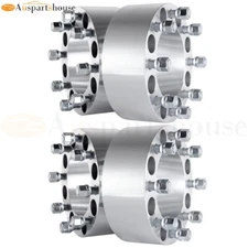 (4) Pcs 3" Thick 8x6.5" 8 Lugs Wheel Spacers For Dodge Ram Chevrolet Chevy