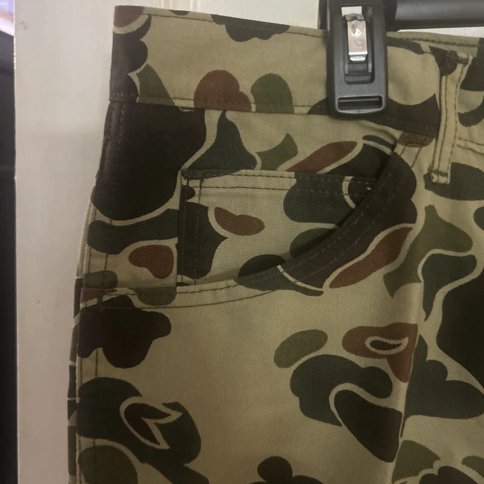 New Walls VTG 80's Pants Camo Duck Hunting USA Straight Leg Men 36x32 Tall NOS - Image 4 of 4