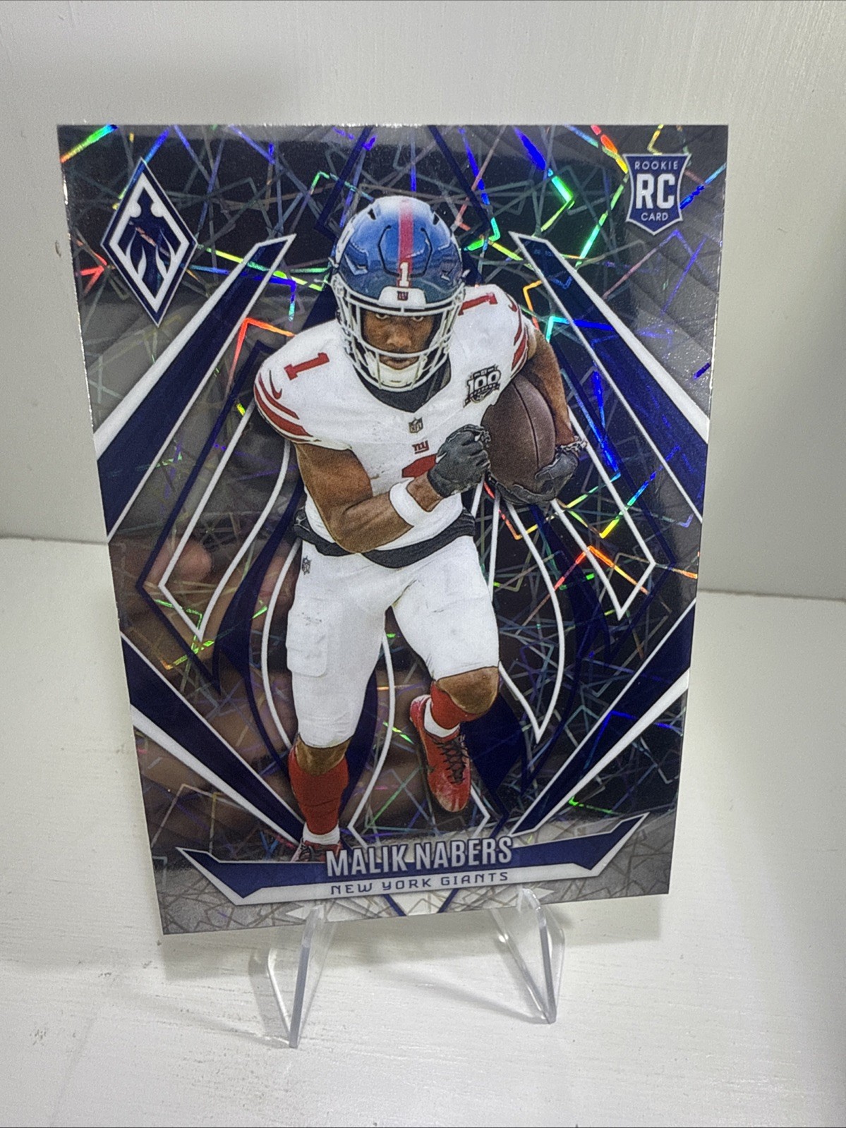 2024 Panini Phoenix - Rookies Malik Nabers #221 Lazer (RC)