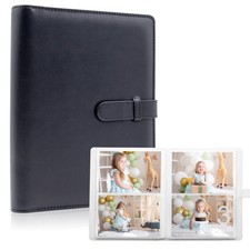 152 Pockets Photo Album 4x6 Inch Photo Memory Album Book Vegan Leather Cover