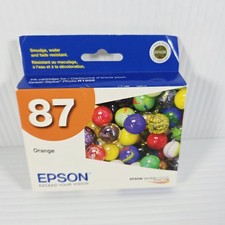 New Genuine Epson 87 T087920 Orange Ink Cartridge Sealed