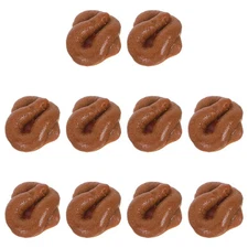  10pcs Fake Poop Prank Toys: Realistic Novelty Faux Sticky Dog Poop For April