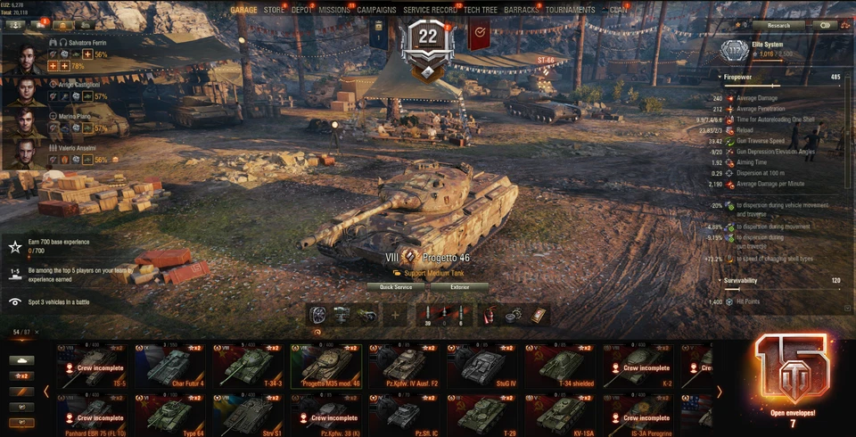 WORLD OF TANKS ACCOUNT(EU)/ Kampfpanzer 07 P(E), Char Mle. XM57/ 50 Mil Credits! - Image 3 of 4