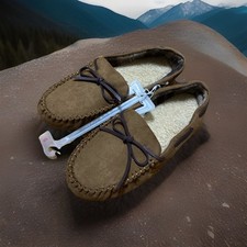 Moccasin Slippers Sz 13 - 3 - 5 select 1 