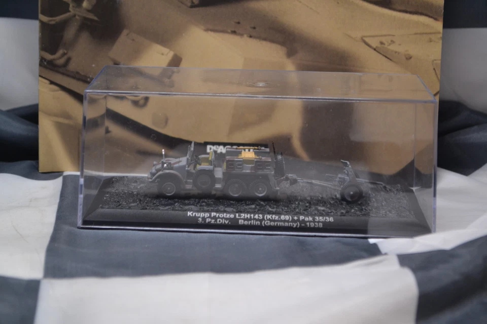 DEAGOSTINI - 1938 KRUPP L2H143 +PAK 35/36 - 1/72 SCALE MODEL / COMBAT TANK #68 - Image 2 of 4