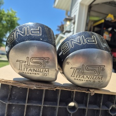 Ping IST Titanium Karsten Driver Lot Of 2 10° 8.5° Regular Graphite 