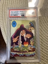 1951 Castell Bros Ltd. Disney Snow White THE WITCH Card PSA GRADED RARE!!!