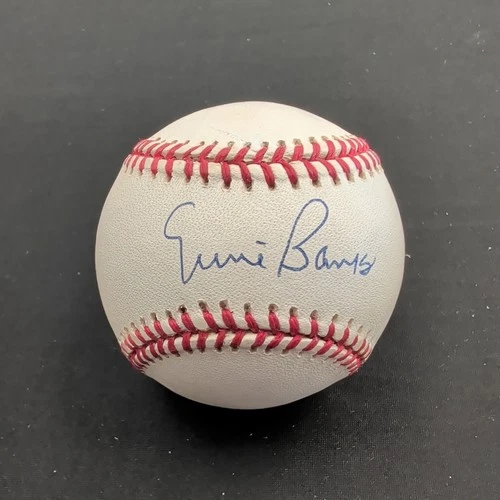 Ernie Banks Signed Autograph Rawlings Official National League Baseball JSA
