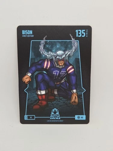 Josh Allen BISON #66 NON Foil Bo Jackson Battle Arena Update 2025 Steel