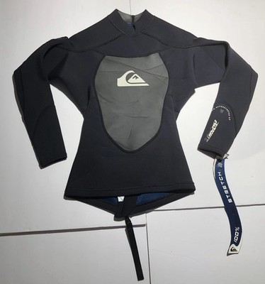 Quicksilver Syncro 1.5 mm Women s Hyperstretch Long Sleeve Top Wetsuit Size XS