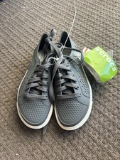 Crocs CitiLane Roka Court Gray Lace-Up Sneake...