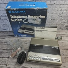 VINTAGE SANYO TAS3000 REMOTE ANSWERING SYSTEM w/Orig Box NOT WORKING