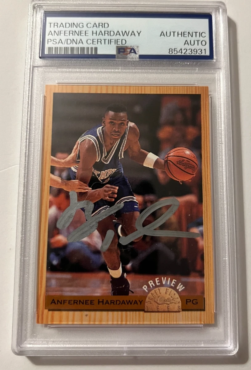 Basketball Anfernee Hardaway Original Autographed Sports Trading