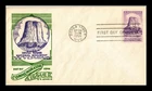 US COVER DEVILS TOWER NATIONAL MONUMENT 50TH ANNIVERSARY FDC C G JUNIOR III