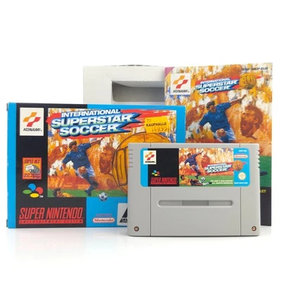 Super Nintendo Spiel: International Superstar Soccer Deluxe - SNES OVP (PAL NOE) - Bild 1 von 4