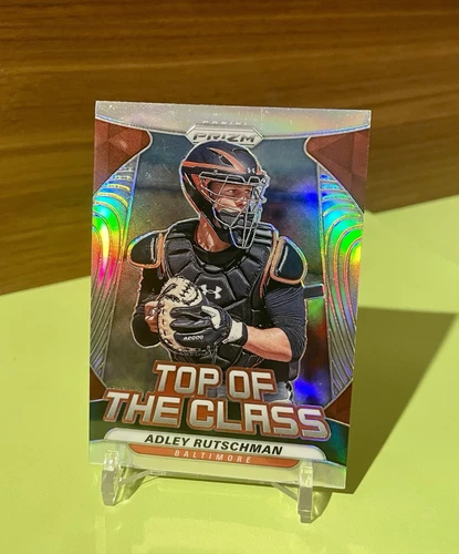 2020 Adley Rutschman RC Panini Prizm Holo SP -Top Of The Class- Silver Prizm