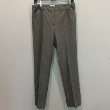 Vintage Ann Taylor Loft Y2K Women's Heathered Gray Stretch Trousers Size 6
