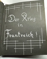 RARE WWII GERMAN SOLDIER'S PERSONAL PHOTO DIARY "THE WAR IN FRANCE" w COMMENTS