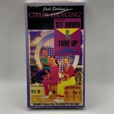 *NEW* & *SEALED* Jodi Stolove's Chair Dancing: Sit Down & Tone Up 1996 VHS 