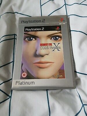 Resident Evil-Code Veronica X Playstation 2 PS2 Platinum 