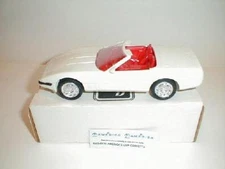 1992 CHEVROLET AMERICA3 CUP RACE CORVETTE CONV DEALER PROMOTIONAL CAR WHITE/RED