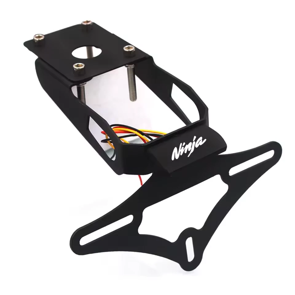 Soporte de placa eliminadora de guardabarros trasero Kawasaki Ninja 650 Z650 2017-2025 Foto 2 de 2