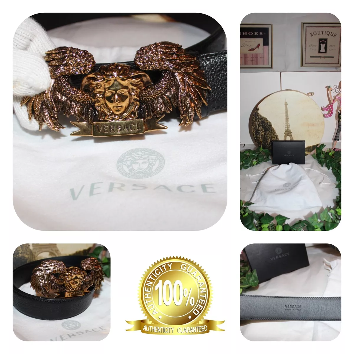 Medusa head versace belt top