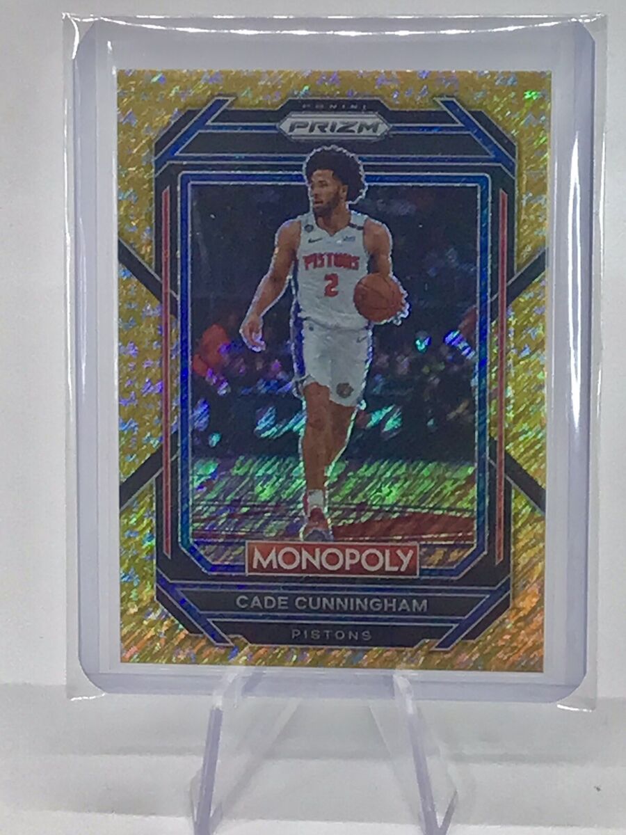 2022-23 Prizm Basketball Monopoly #25 Cade Cunningham Gold 2022-23 Prizm Basketball Monopoly #25 Cade Cunningham Gold