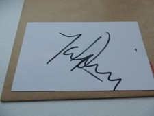 TONY DINNING  - ACTIVE / RETIRED PLAYERS - ALL LEAGUES - AUTOGRAPHED  CARD