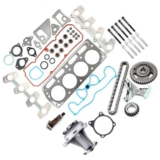 Fits 98-03 Chevrolet S10 2.2L Timing Chain Kit Head Gasket Bolts Set Water Pump
