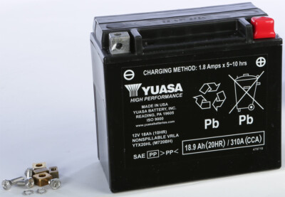 Yuasa Factory Activated Maintenance Free Battery YTX20HL YUAM720BH