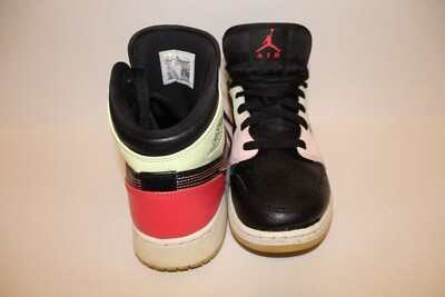 Nike Air Jordan 1 Mid Glow In The Dark Size 6Y | eBay