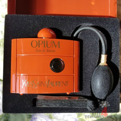 Vintage 1980s YSL Opium 4 oz 120 ml Eau de Toilette Old Formula
