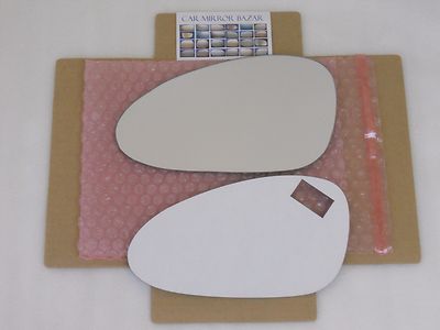 D389L FOR PORSCHE 911 Boxster Cayman Mirror Glass Driver Side Left +FULL ADHESIV