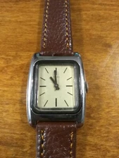 Vtg 1979 Timex Ladies Watch, 1381902379 Running w/new leather G