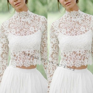 bridal top long sleeve