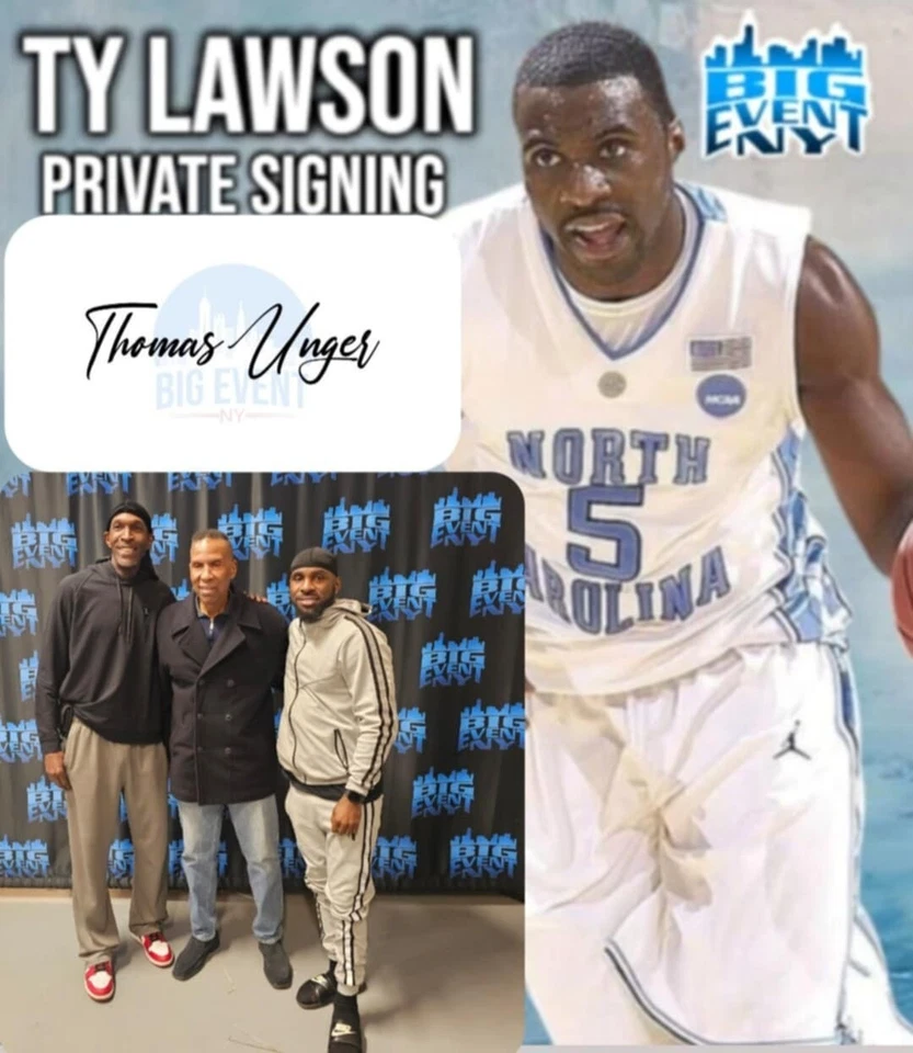 Foto firmada por Ty Lawson de pepitas 8x10 certificado de autenticidad PSA Campeones Nacionales de Carolina del Norte Foto 2 de 2