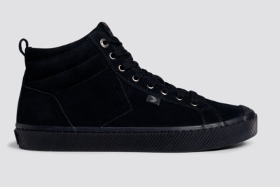 Cariuma Women's 6.5, Men's 5 OCA High All Black Suede Sneaker - $119