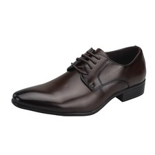 Herren Business Schuhe Halbschuhe Derby Abendschuhe Elegant Schnürer Braun 41-46