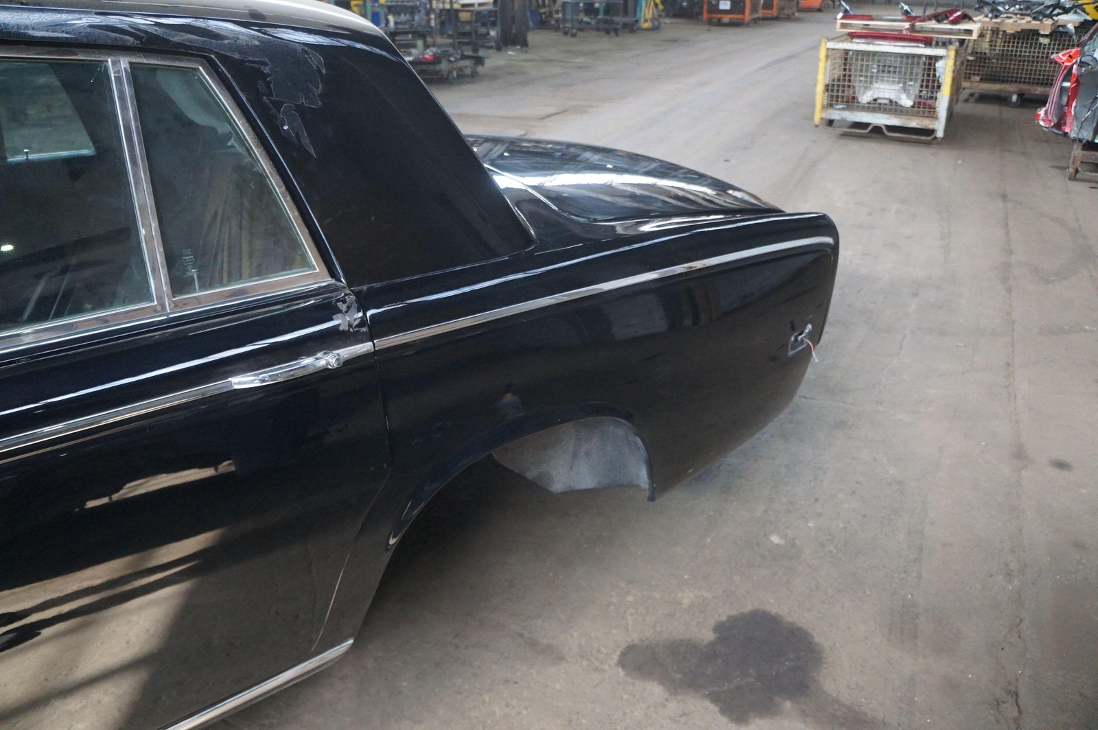 Rear Left Quarter Panel Body Structural Metal Cut Rolls Royce Silver Shadow 1973