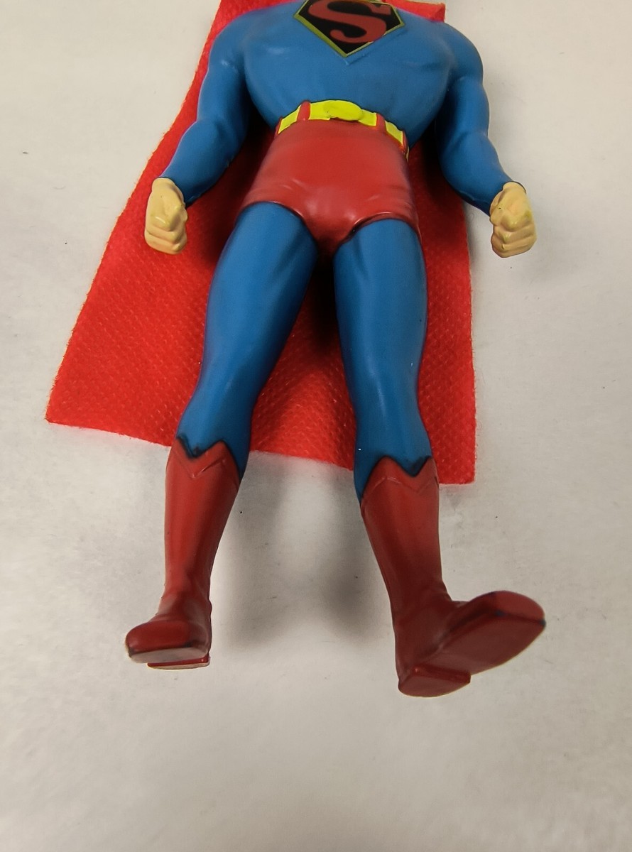 ❰ヴィンテージ❱スーパーマン (1997製？？)フィギュア Very Rare Superman 1997 Toy DC Comics & Stand That Springs