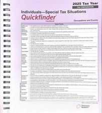 New - 2025 Thomson Reuters Individuals - Special Tax Situation Quickfinder