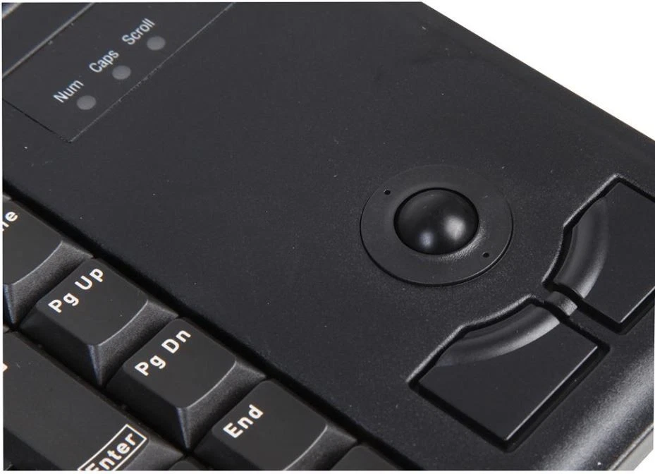 CHERRY Keyboard dengan Trackball G84-4400, Model Kompak, PS/2 (Hitam) - Image 3 of 3