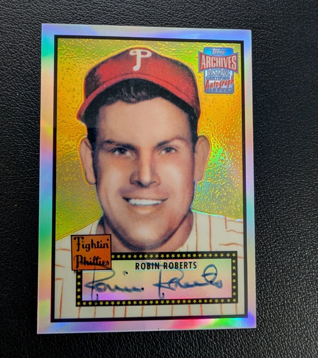 Topps Robin Roberts Baseball 1952 Season Sports Trading Cards