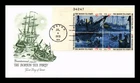 US COVER BOSTON TEA PARTY BICENTENNIAL FDC PLATE BLOCK ARTMASTER