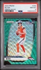 2024 Panini Prizm - Rookies Bo Nix #309 Green Wave Prizm (RC) PSA 8