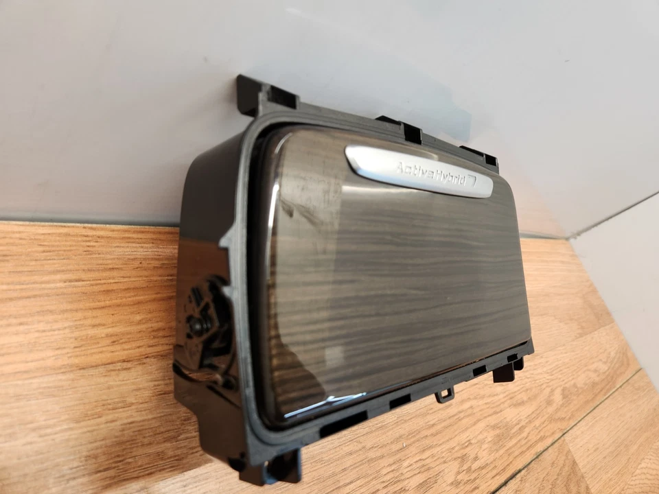 ✅ 13-15 OEM BMW F02 Active Hybrid 7 consola central delantera doble portavasos madera Foto 3 de 4