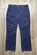 VINTAGE Polo Ralph Lauren Navy Blue Corduroy Cotton Pants Size 40x32